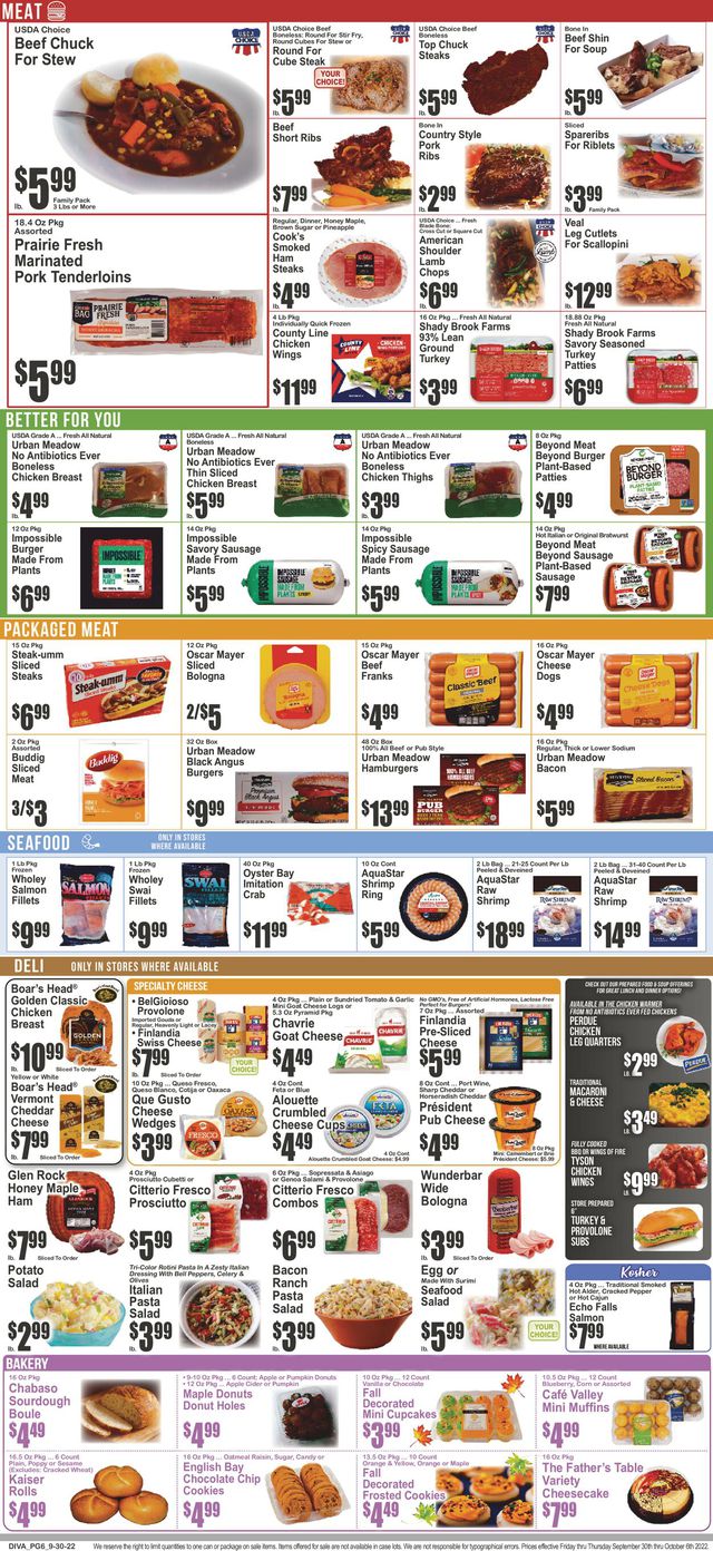 Key Food Ad from 09/30/2022