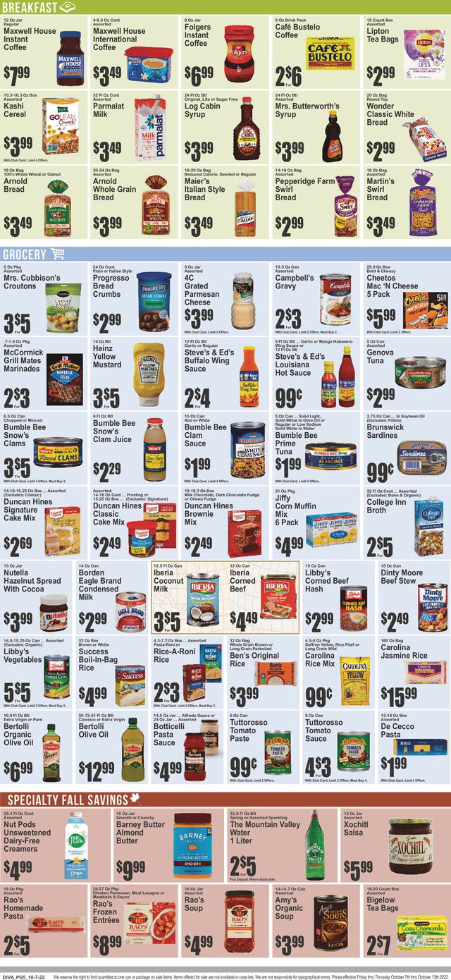 Key Food Ad from 10/07/2022