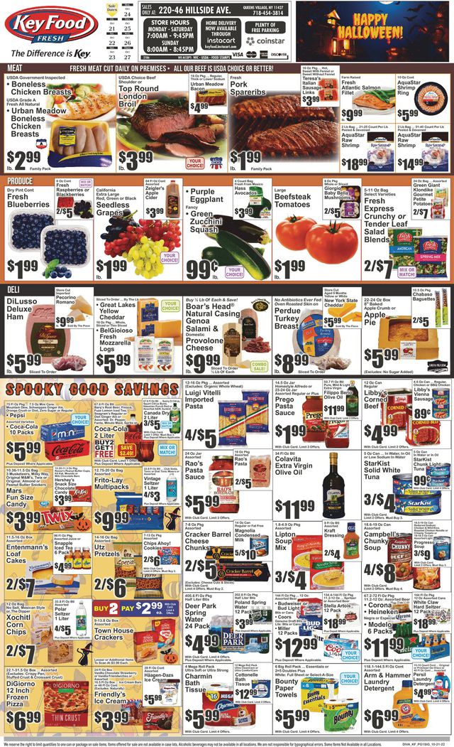 Key Food Ad from 10/21/2022