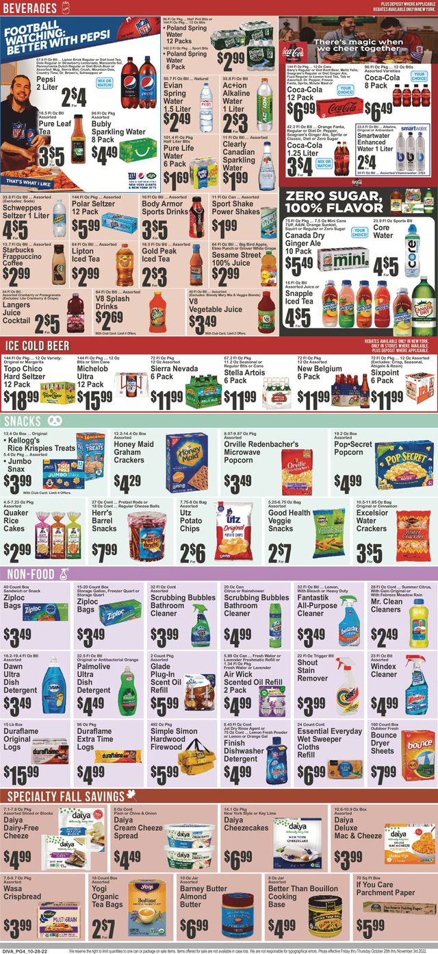 Key Food Ad from 10/28/2022