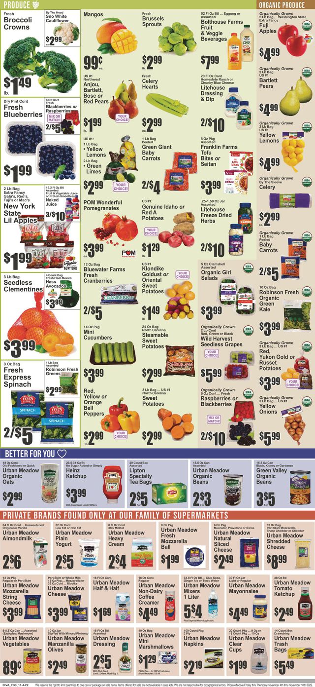 Key Food Ad from 11/04/2022