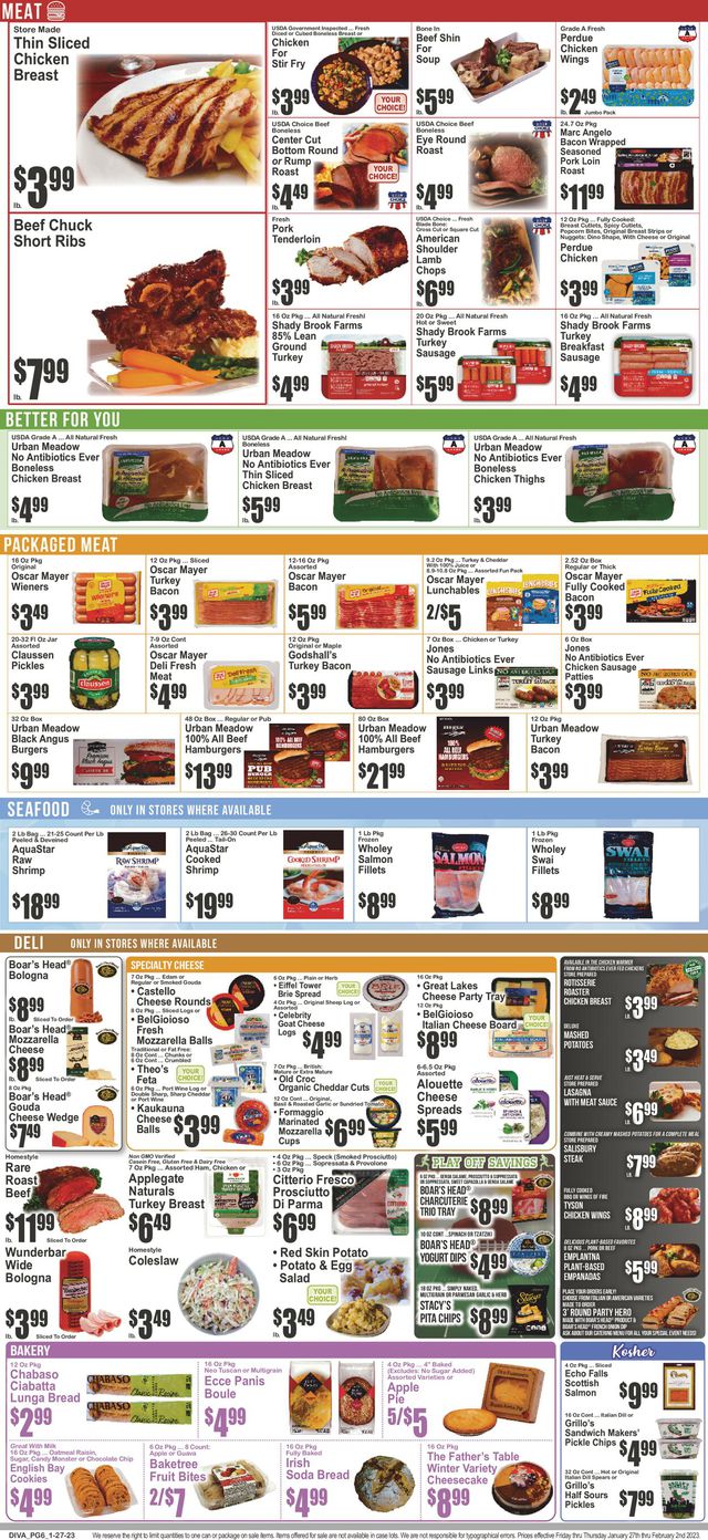 Key Food Ad from 01/27/2023