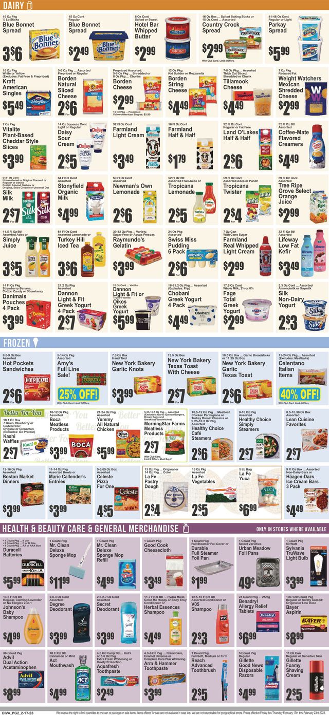 Key Food Ad from 02/17/2023