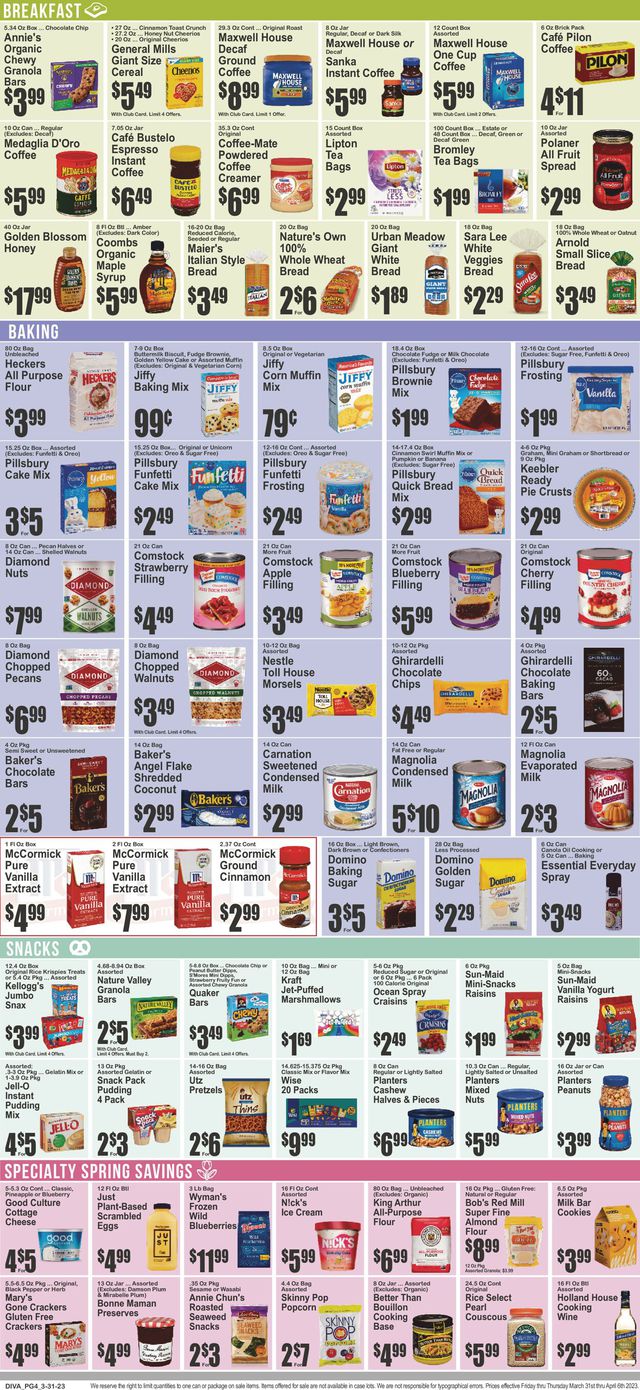 Key Food Ad from 03/31/2023