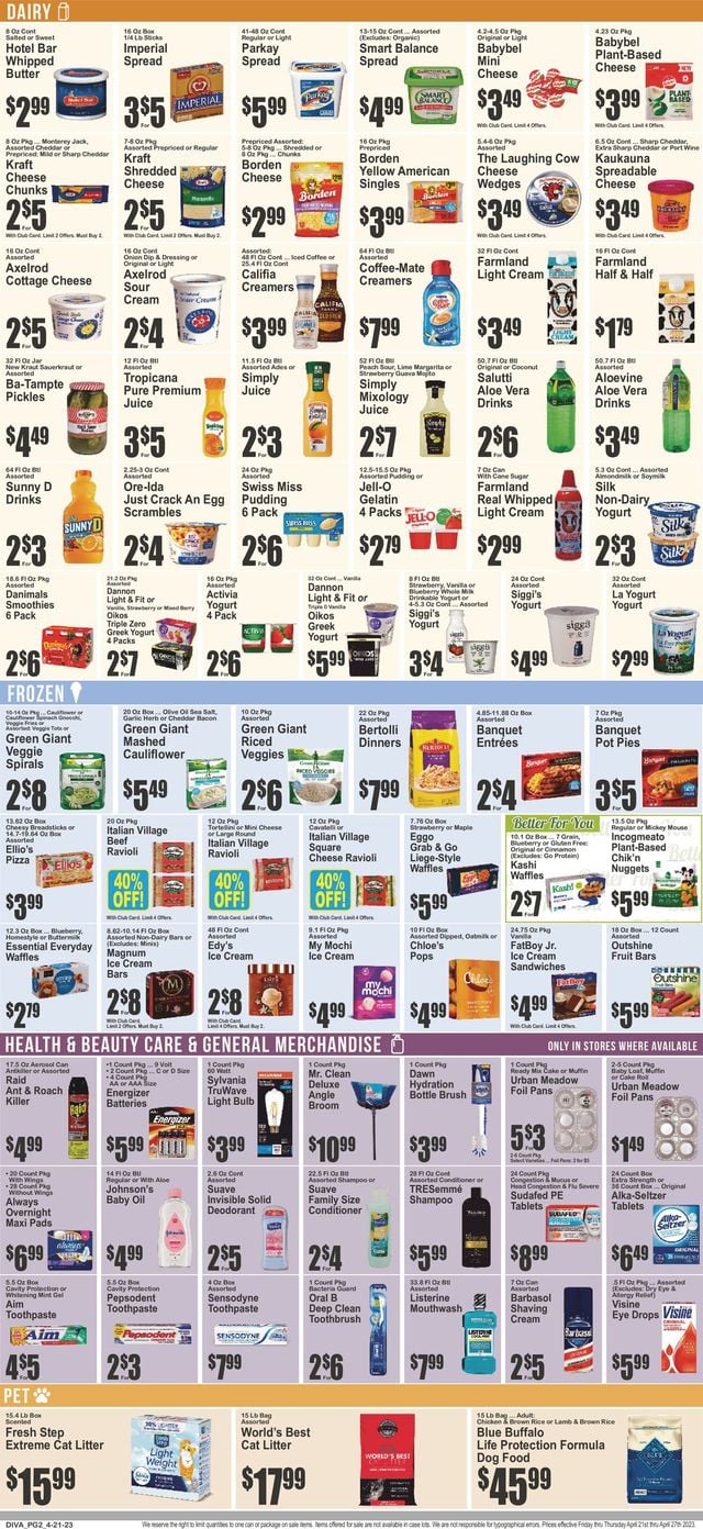 Key Food Ad from 04/21/2023