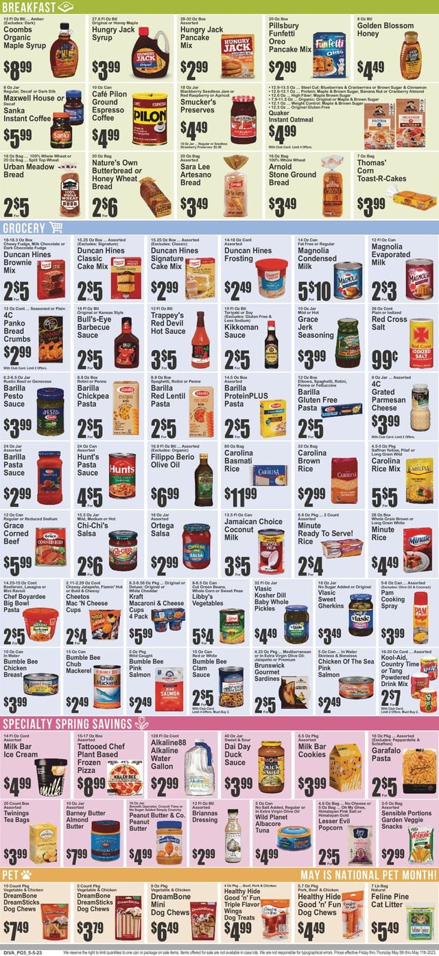 Key Food Ad from 05/05/2023