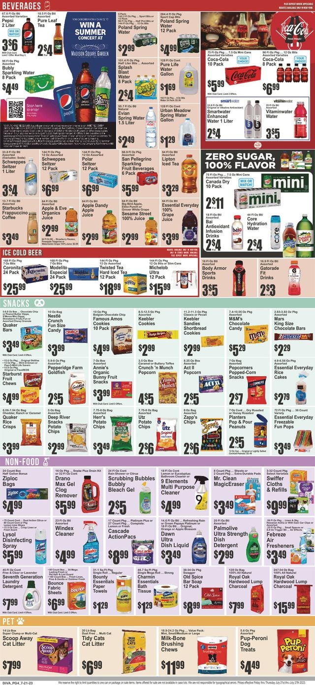 Key Food Ad from 07/21/2023