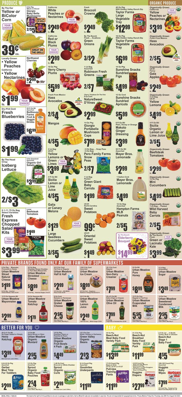 Key Food Ad from 07/28/2023