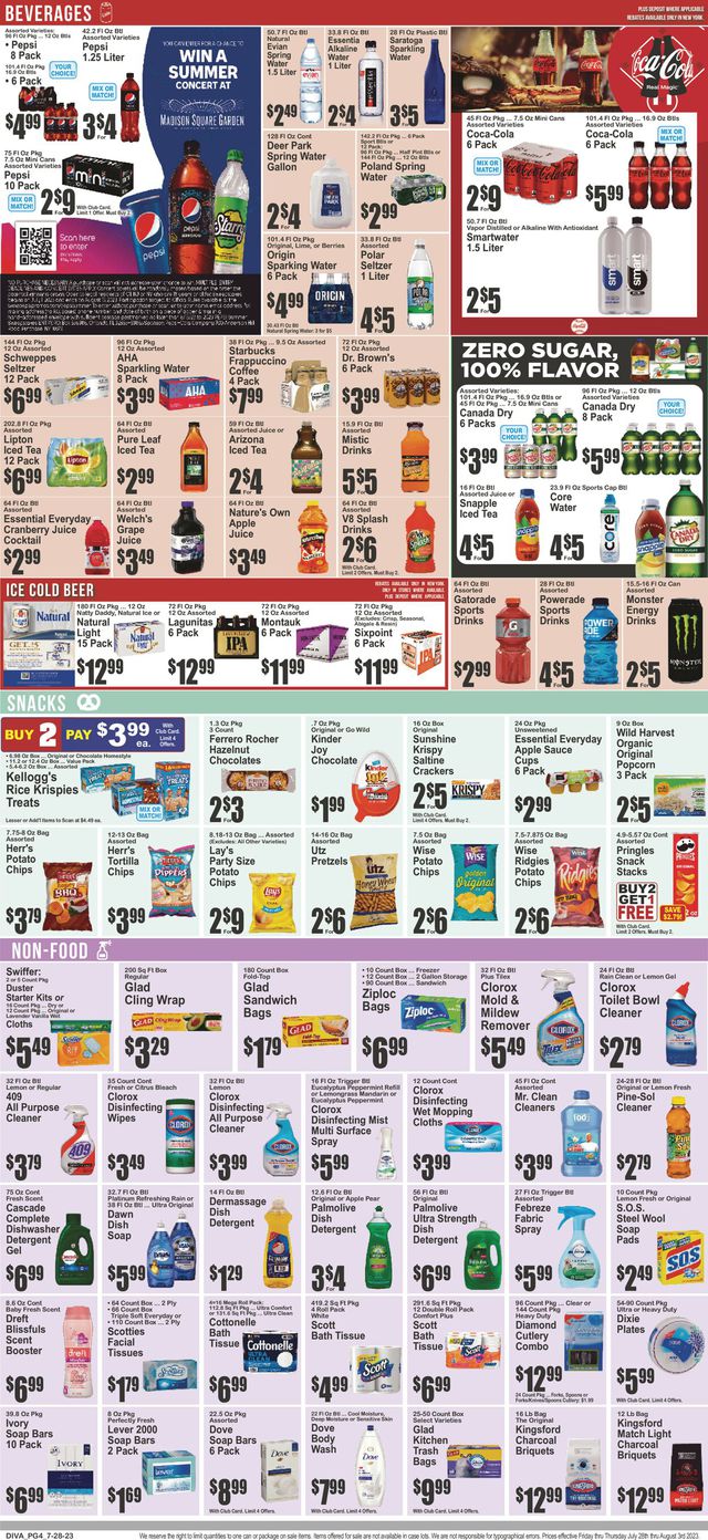 Key Food Ad from 07/28/2023