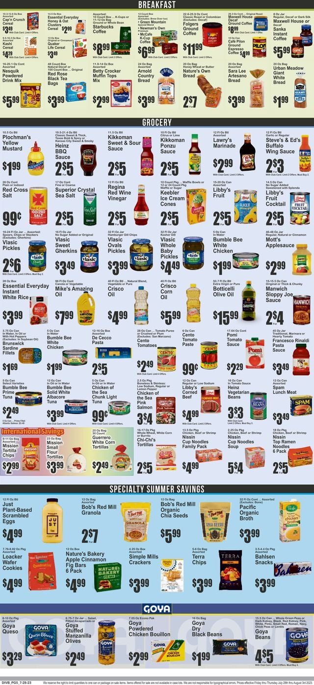 Key Food Ad from 08/04/2023