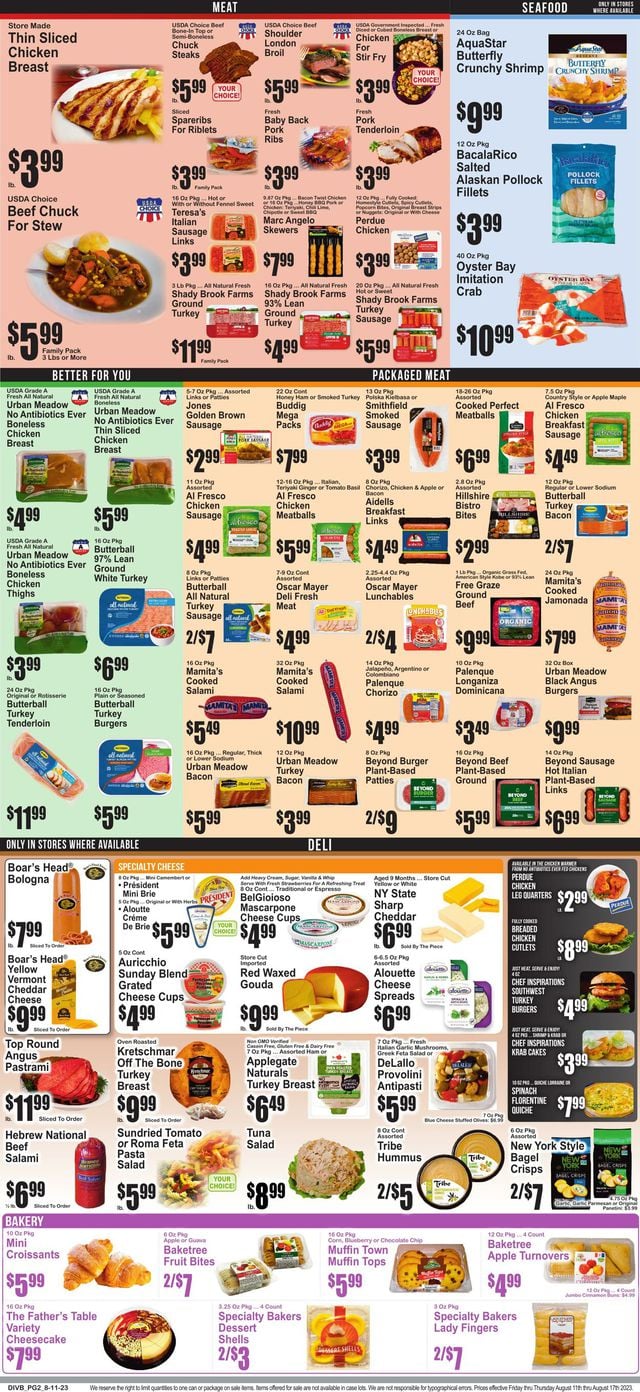 Key Food Ad from 08/11/2023