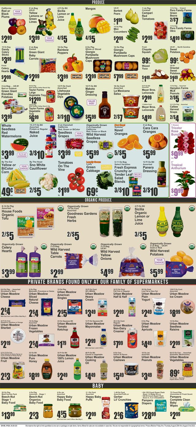 Key Food Ad from 08/25/2023