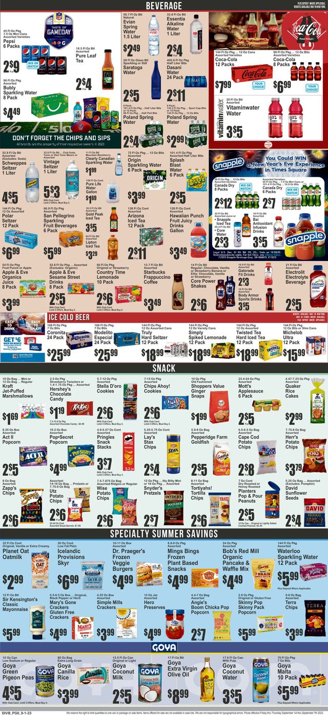 Key Food Ad from 09/08/2023