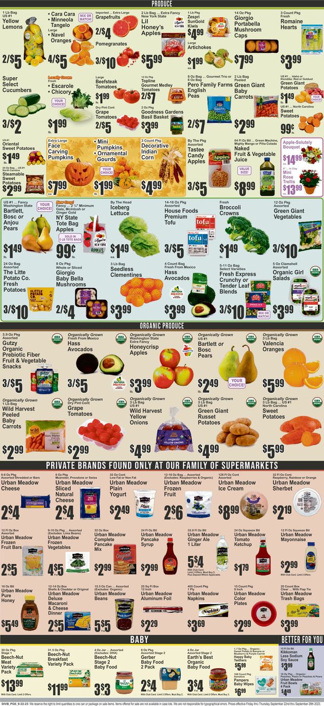 Key Food Ad from 09/22/2023