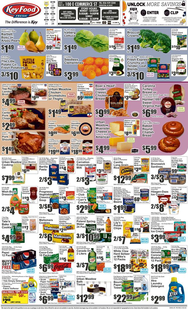 Key Food Ad from 09/29/2023