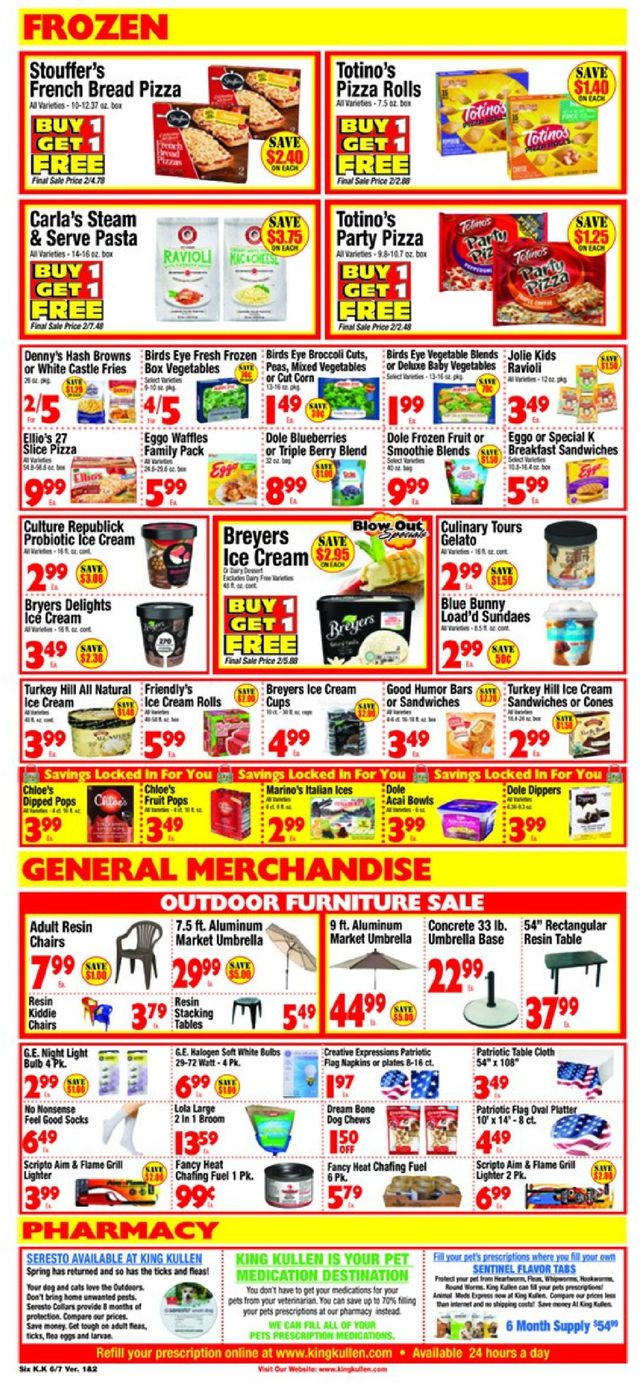 King Kullen Ad from 06/07/2019