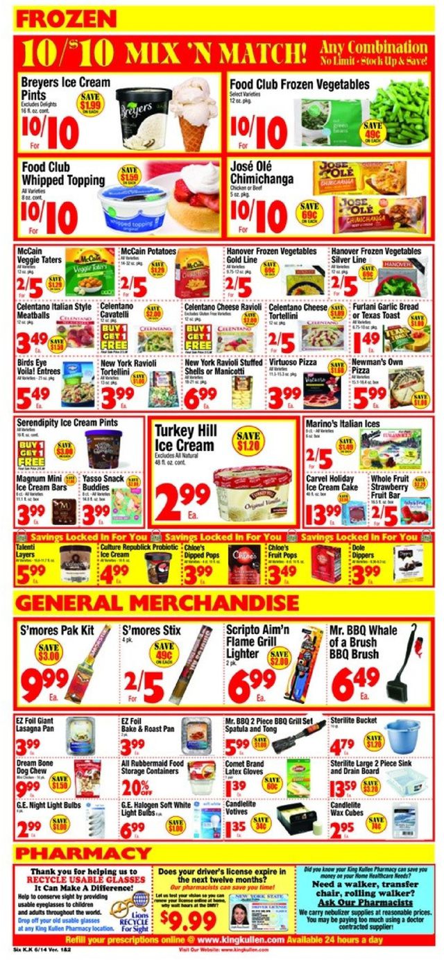 King Kullen Ad from 06/14/2019
