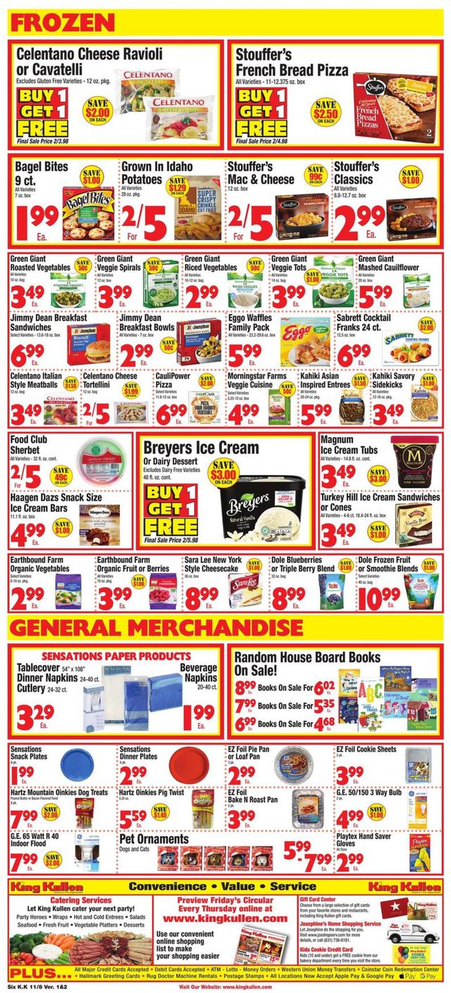 King Kullen Ad from 11/08/2019