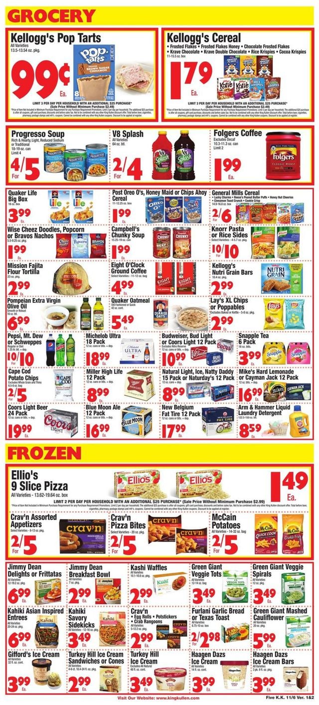 King Kullen Ad from 11/06/2020