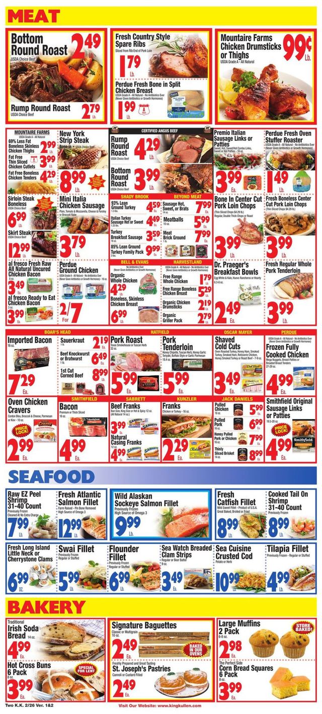 King Kullen Ad from 02/26/2021