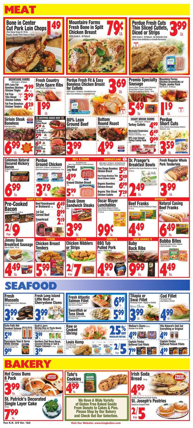 King Kullen Ad from 03/05/2021
