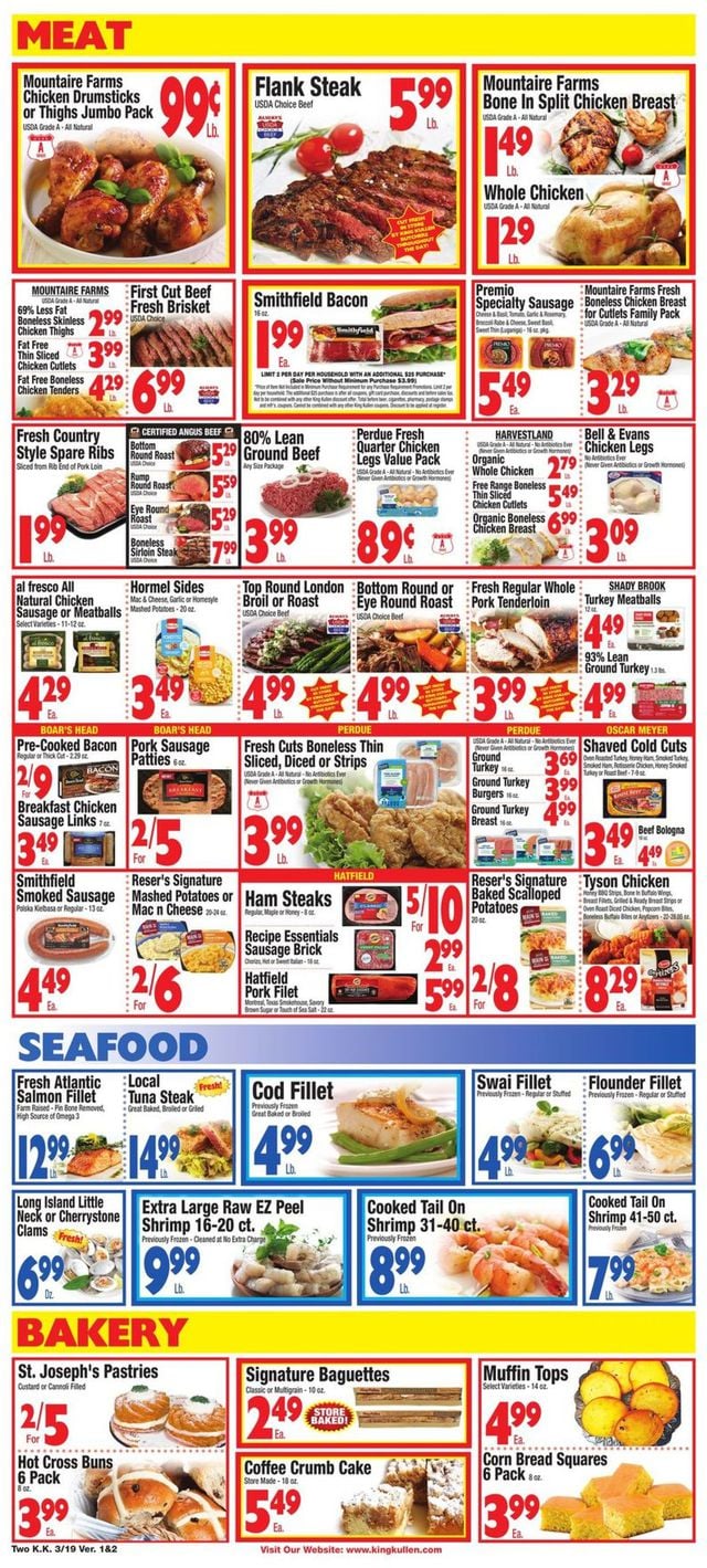 King Kullen Ad from 03/19/2021