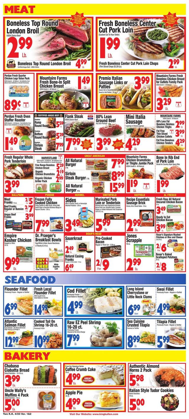 King Kullen Ad from 04/23/2021