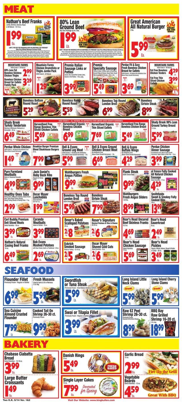 King Kullen Ad from 05/14/2021
