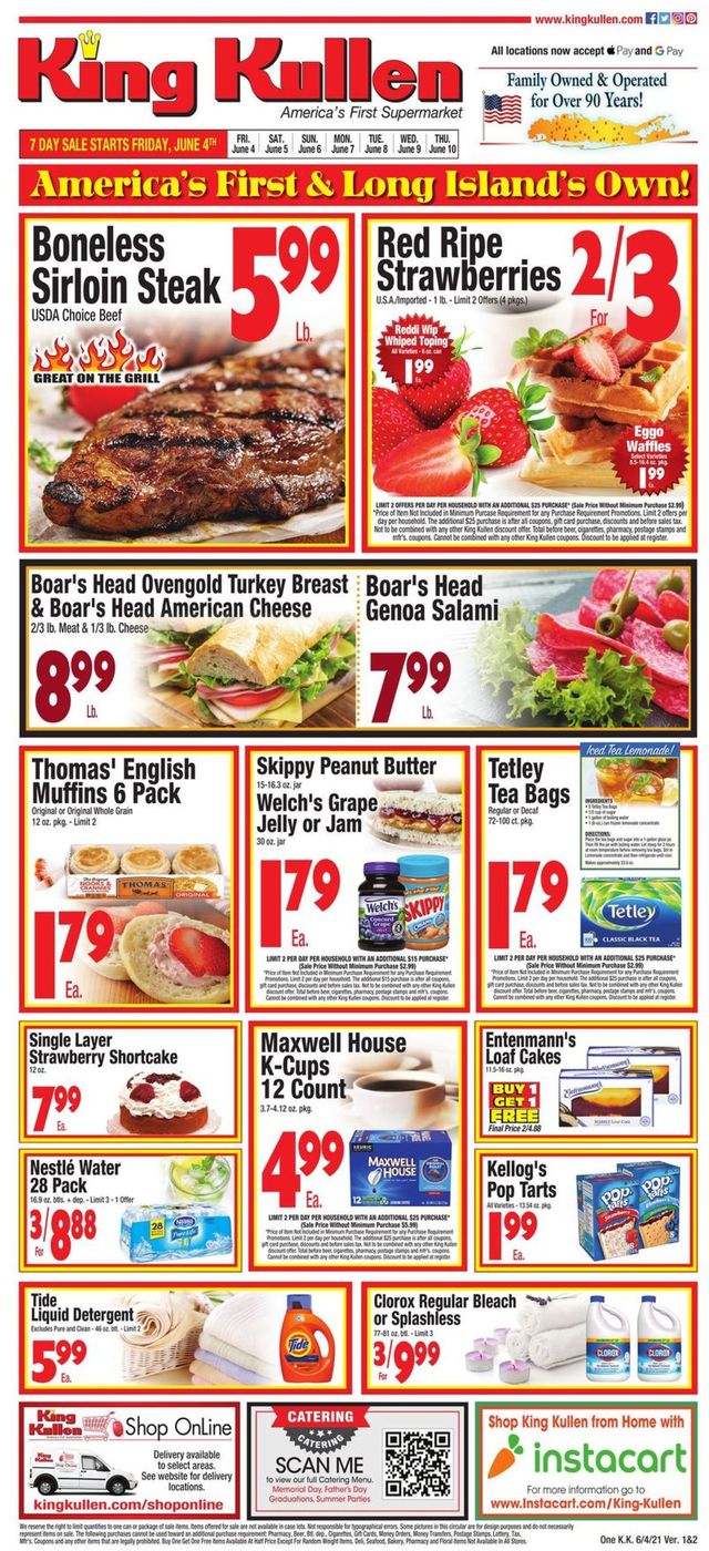 King Kullen Ad from 06/04/2021