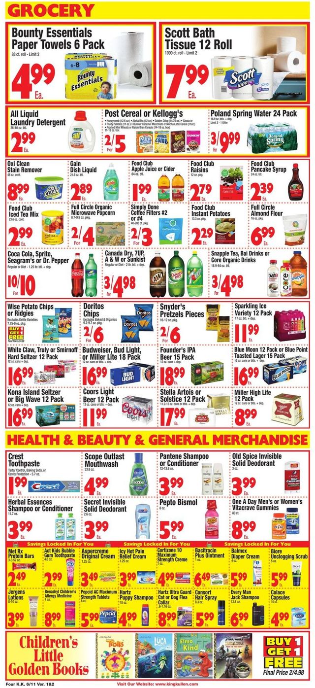King Kullen Ad from 06/11/2021