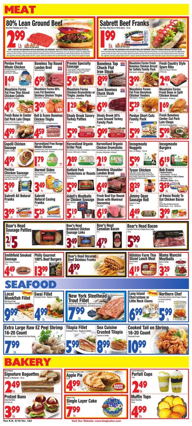King Kullen Ad from 06/18/2021