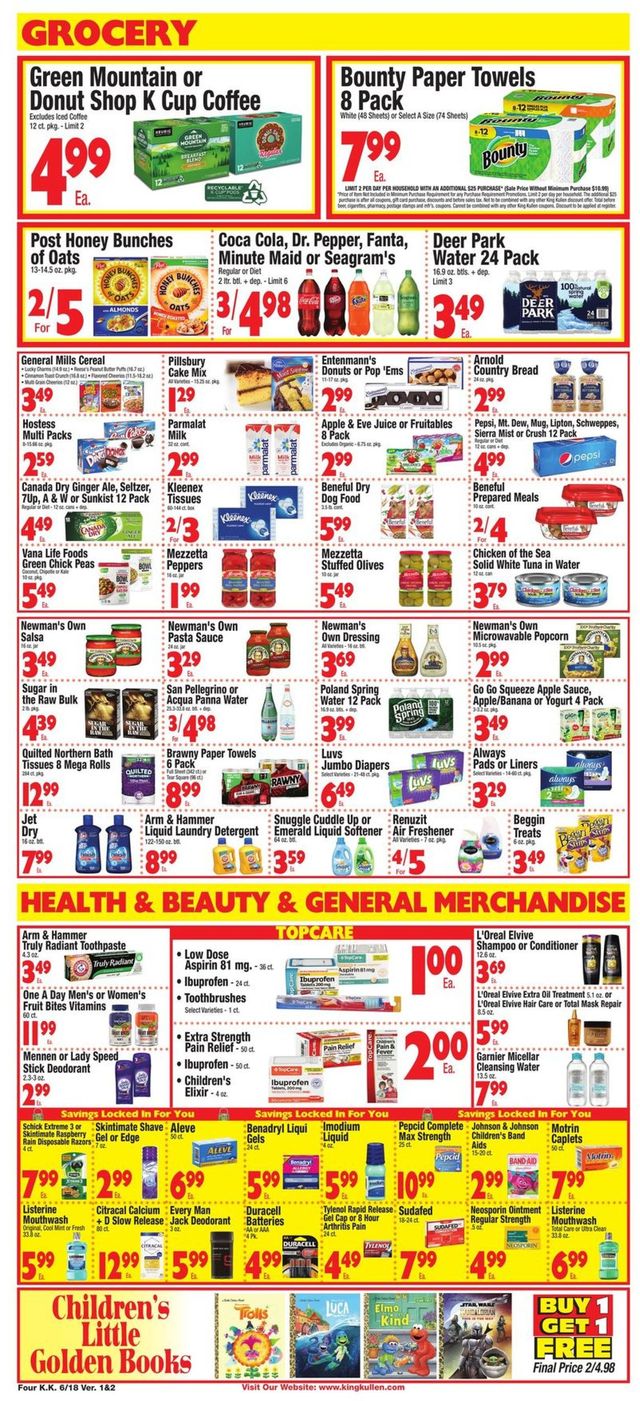 King Kullen Ad from 06/18/2021
