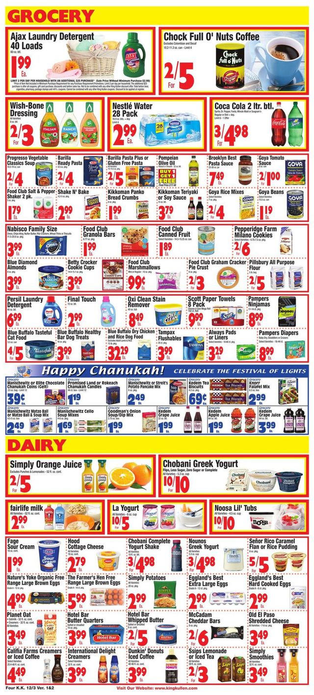 King Kullen Ad from 12/03/2021