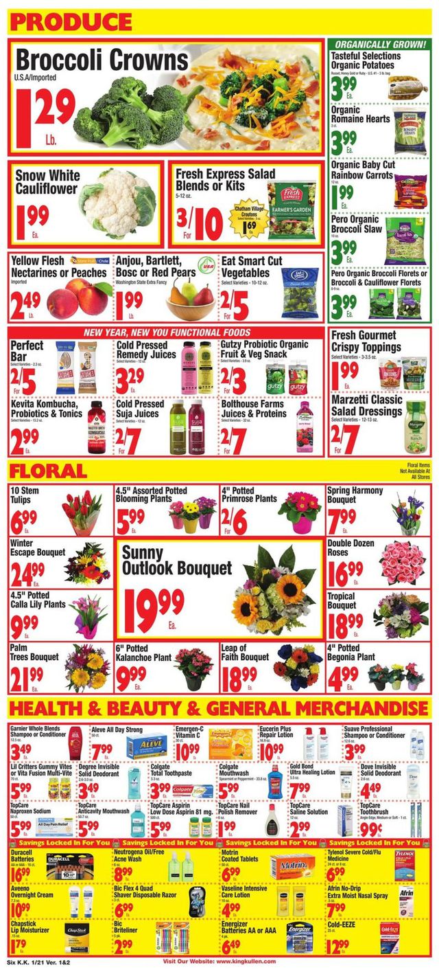 King Kullen Ad from 01/21/2022