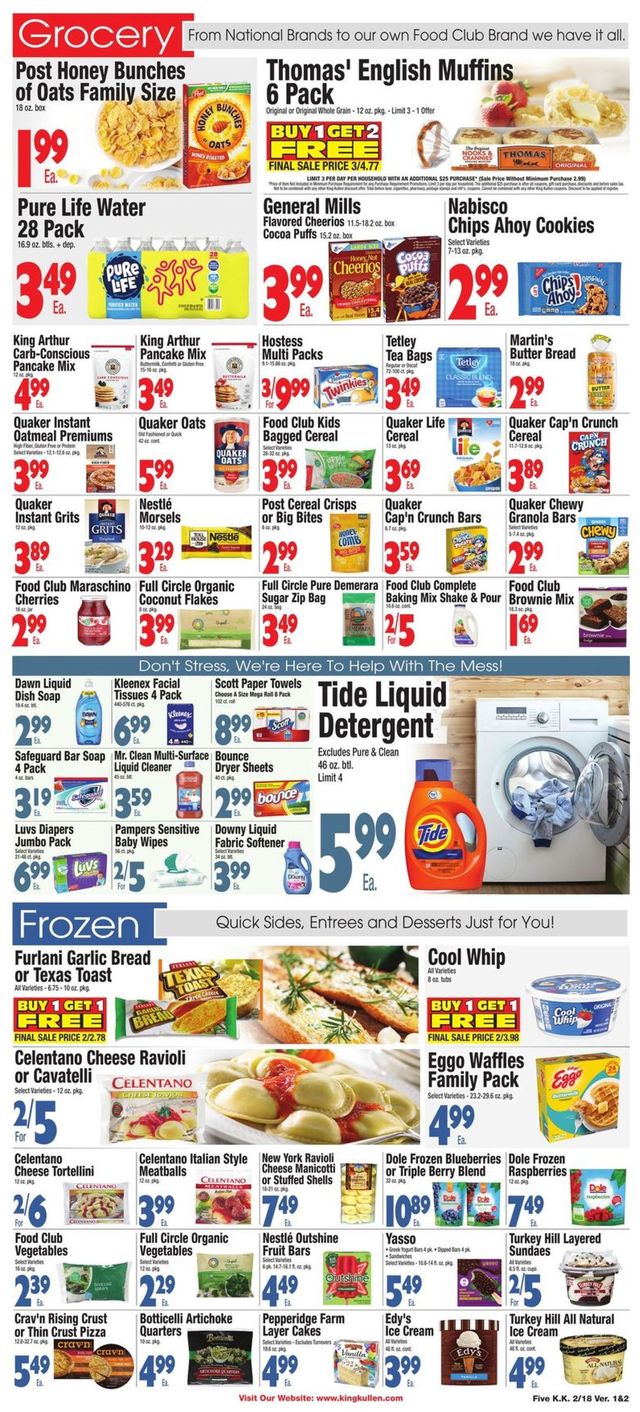 King Kullen Ad from 02/18/2022