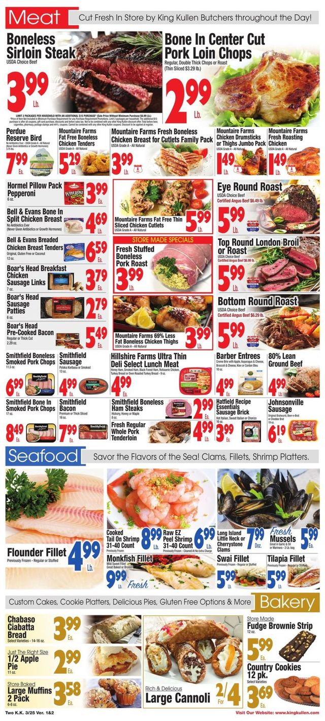 King Kullen Ad from 03/25/2022
