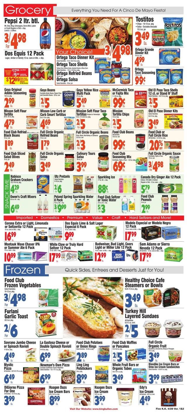 King Kullen Ad from 04/29/2022