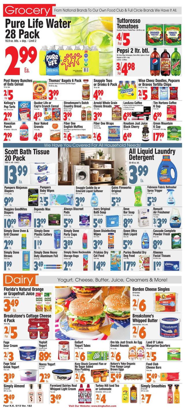 King Kullen Ad from 05/13/2022