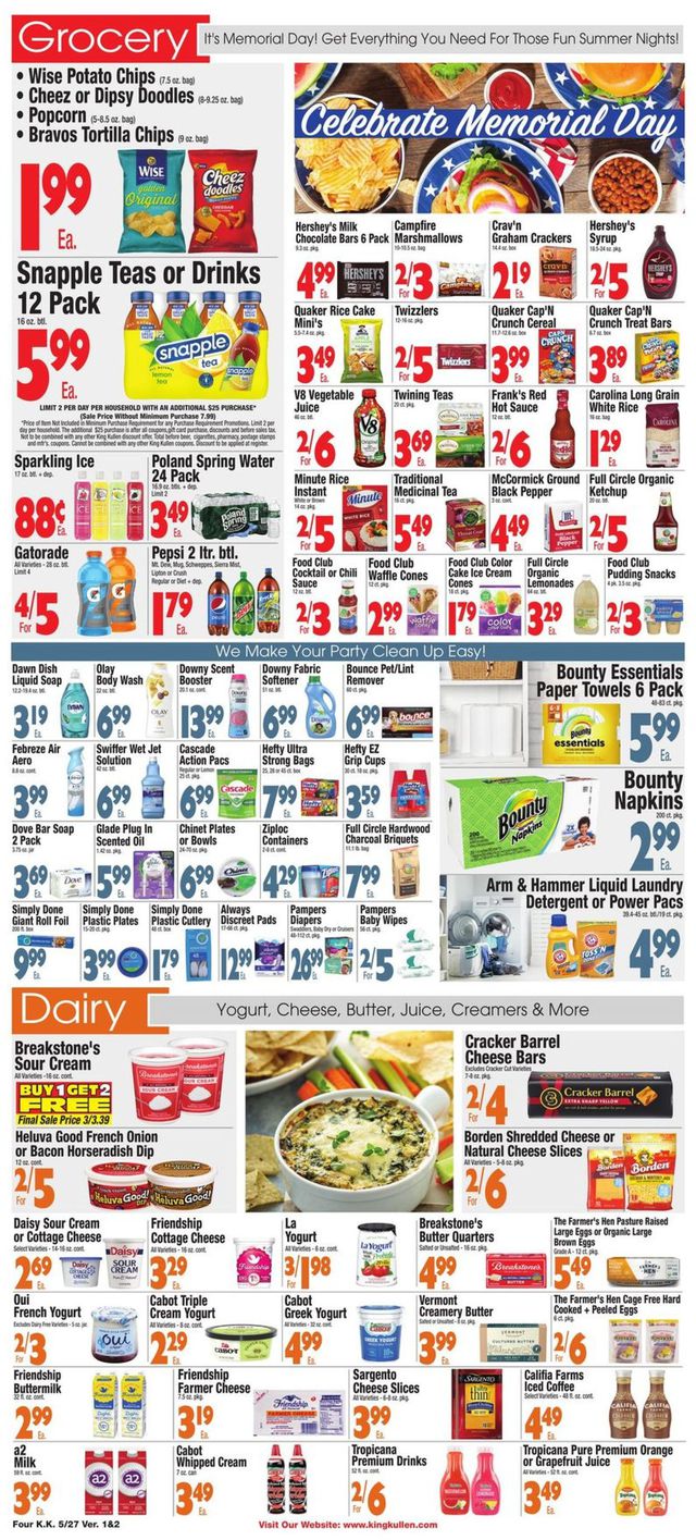 King Kullen Ad from 05/27/2022