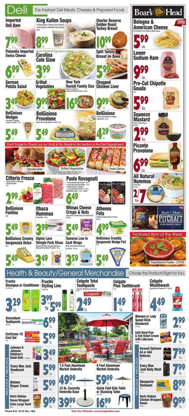 King Kullen Ad from 06/10/2022