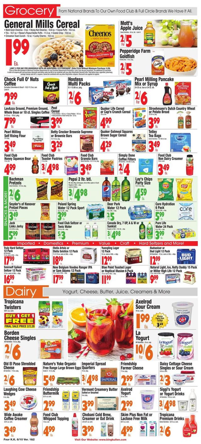 King Kullen Ad from 06/10/2022