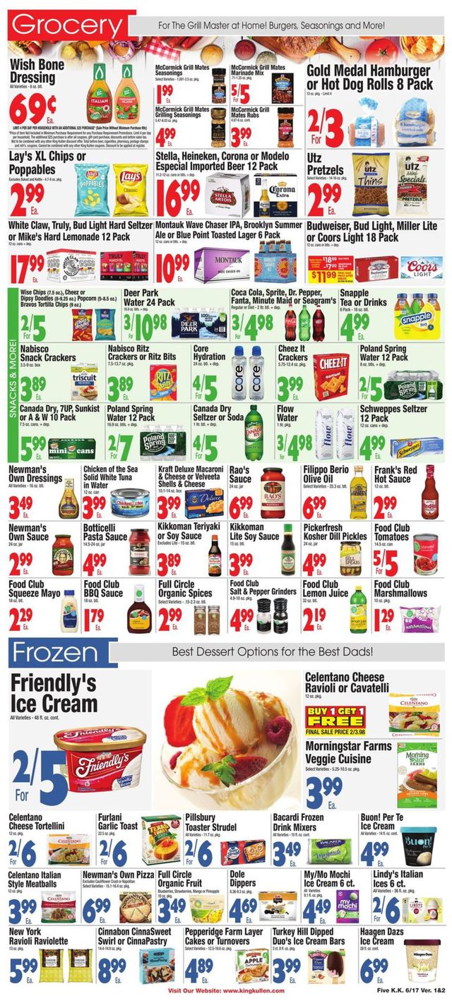 King Kullen Ad from 06/17/2022