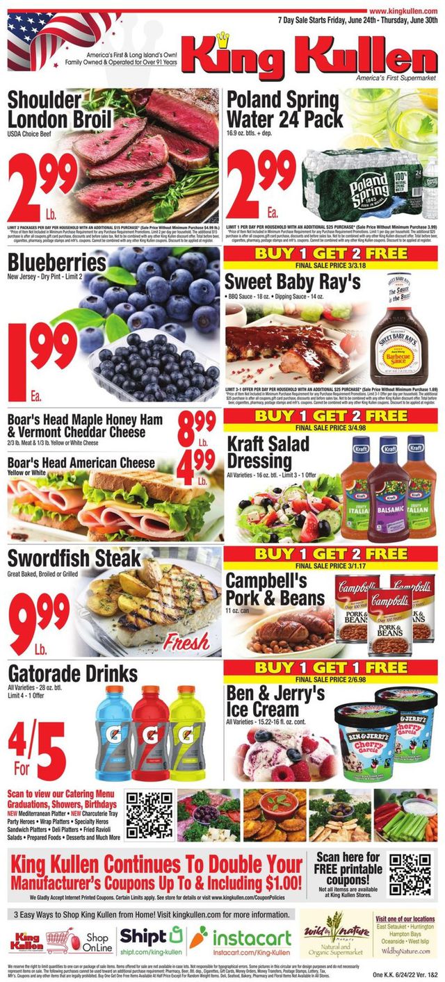 King Kullen Ad from 06/24/2022