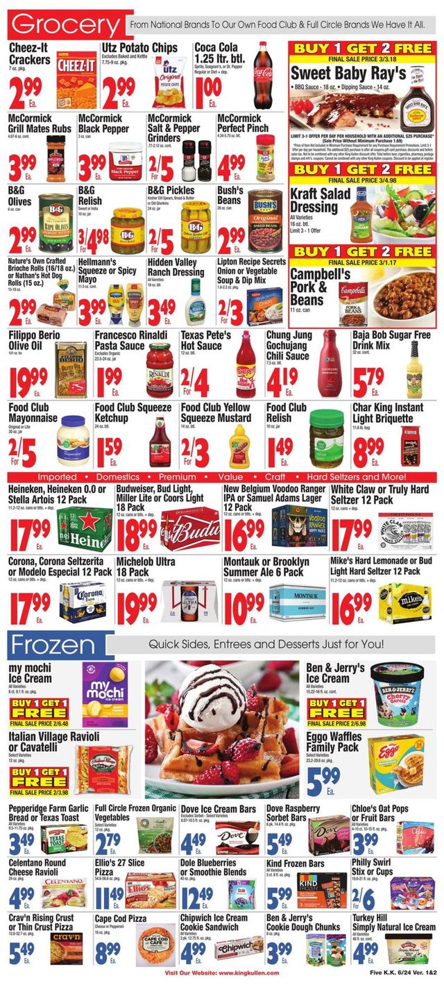 King Kullen Ad from 06/24/2022