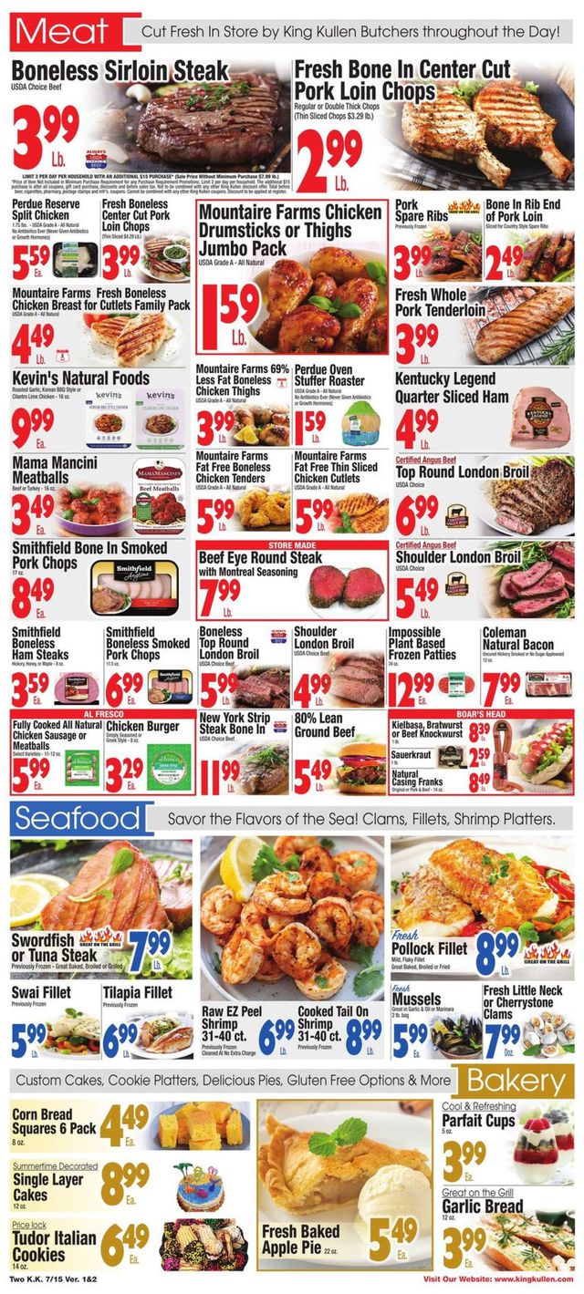King Kullen Ad from 07/15/2022