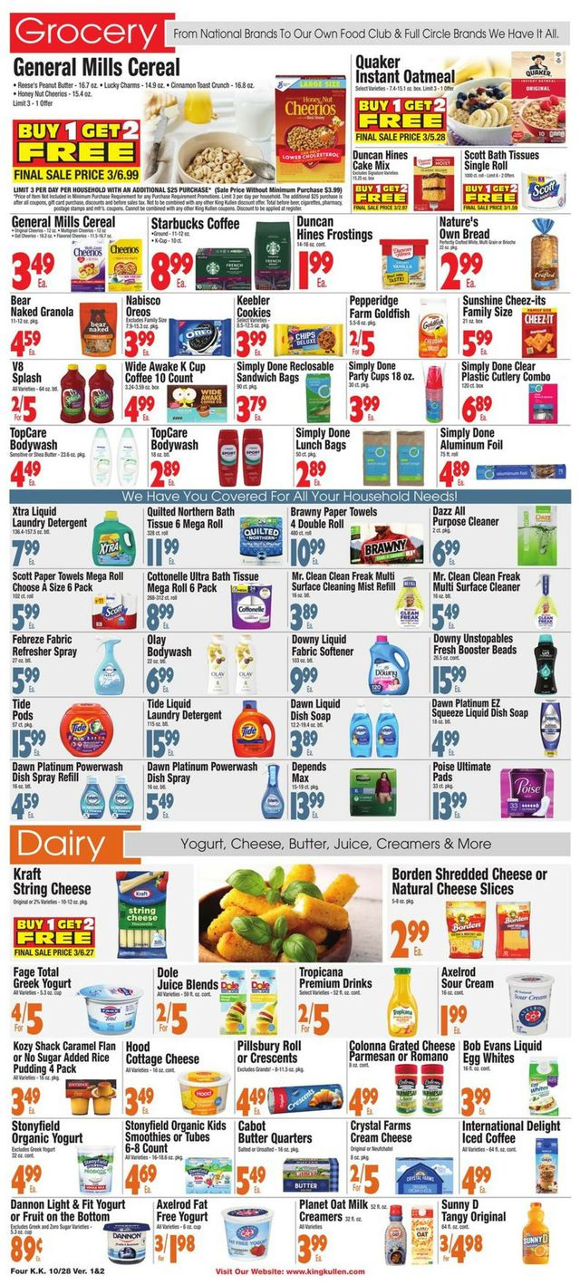 King Kullen Ad from 10/28/2022
