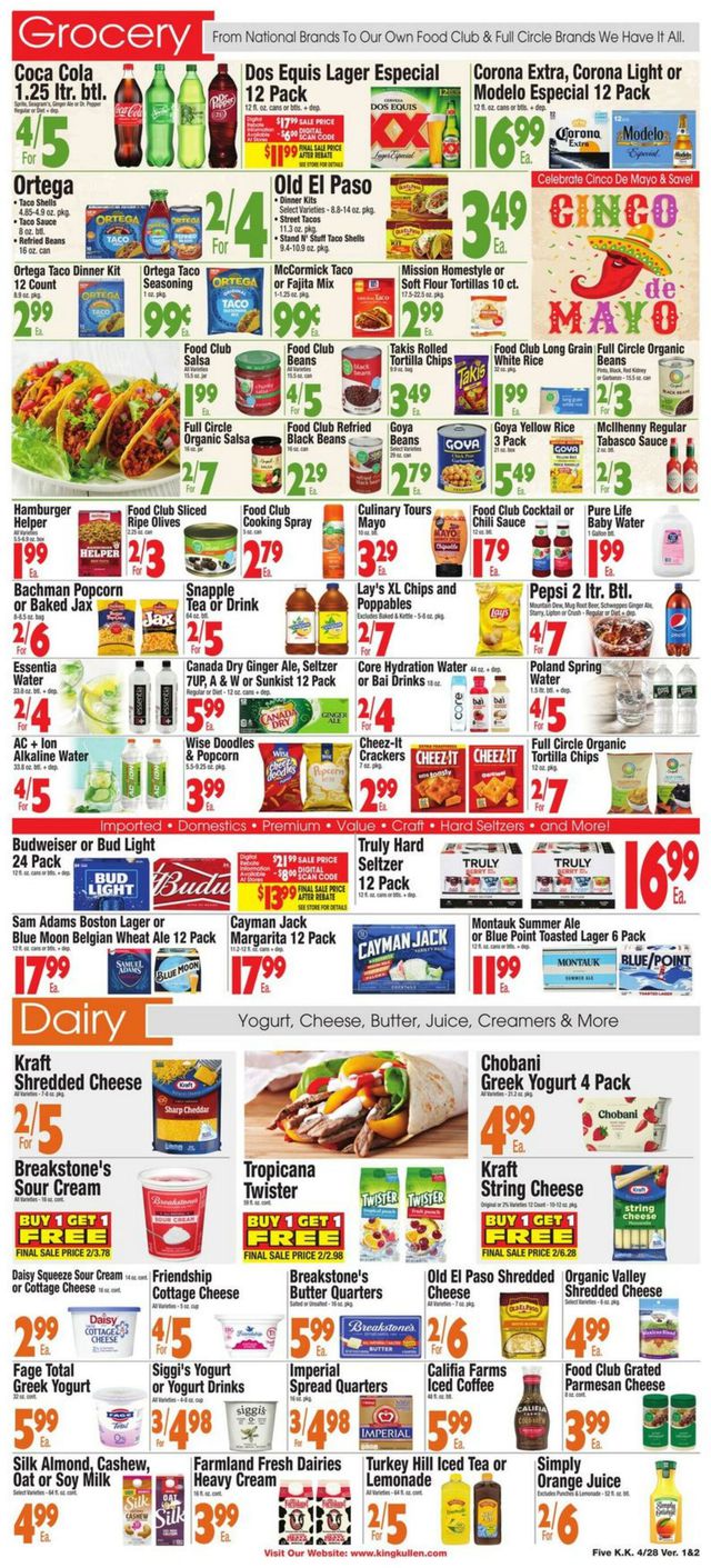 King Kullen Ad from 04/28/2023