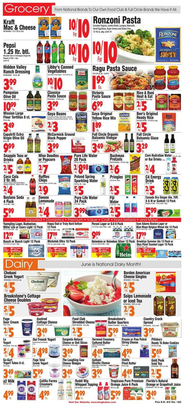 King Kullen Ad from 06/02/2023