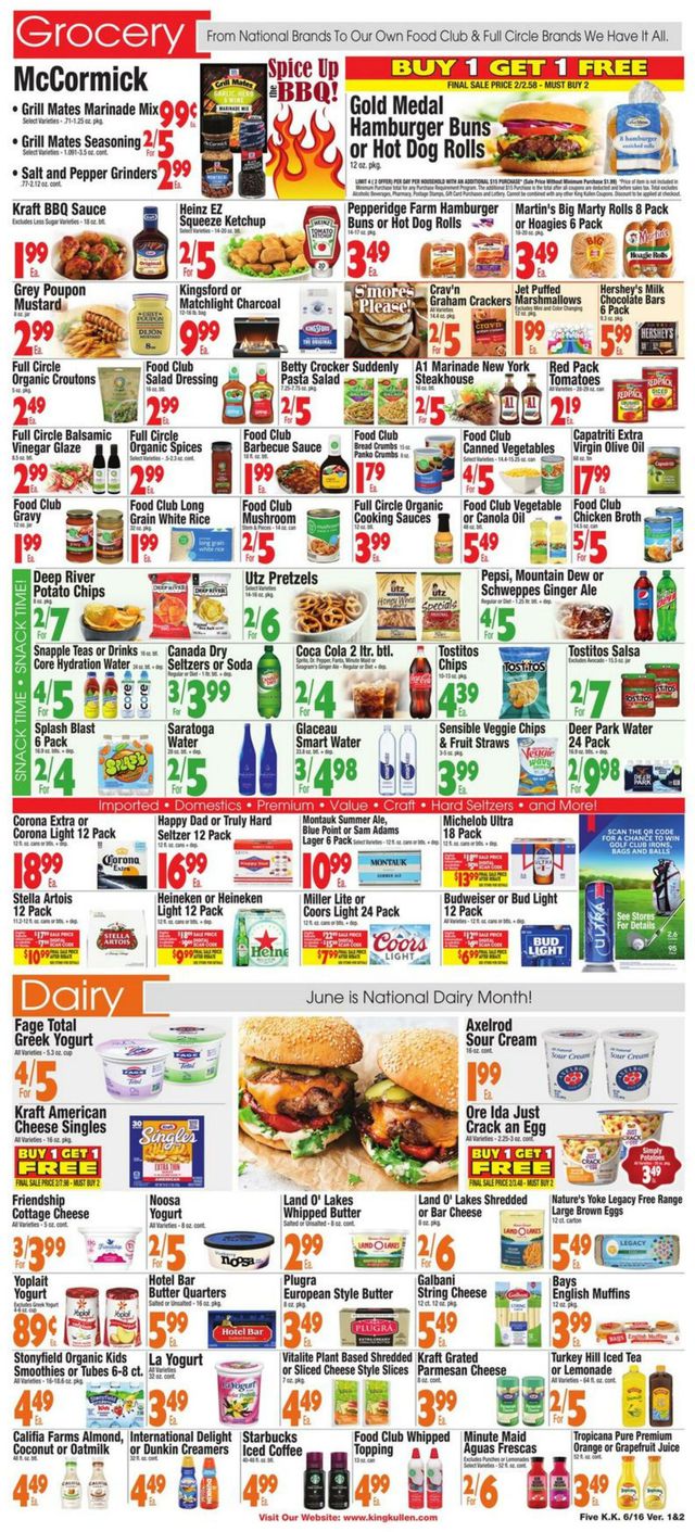 King Kullen Ad from 06/16/2023
