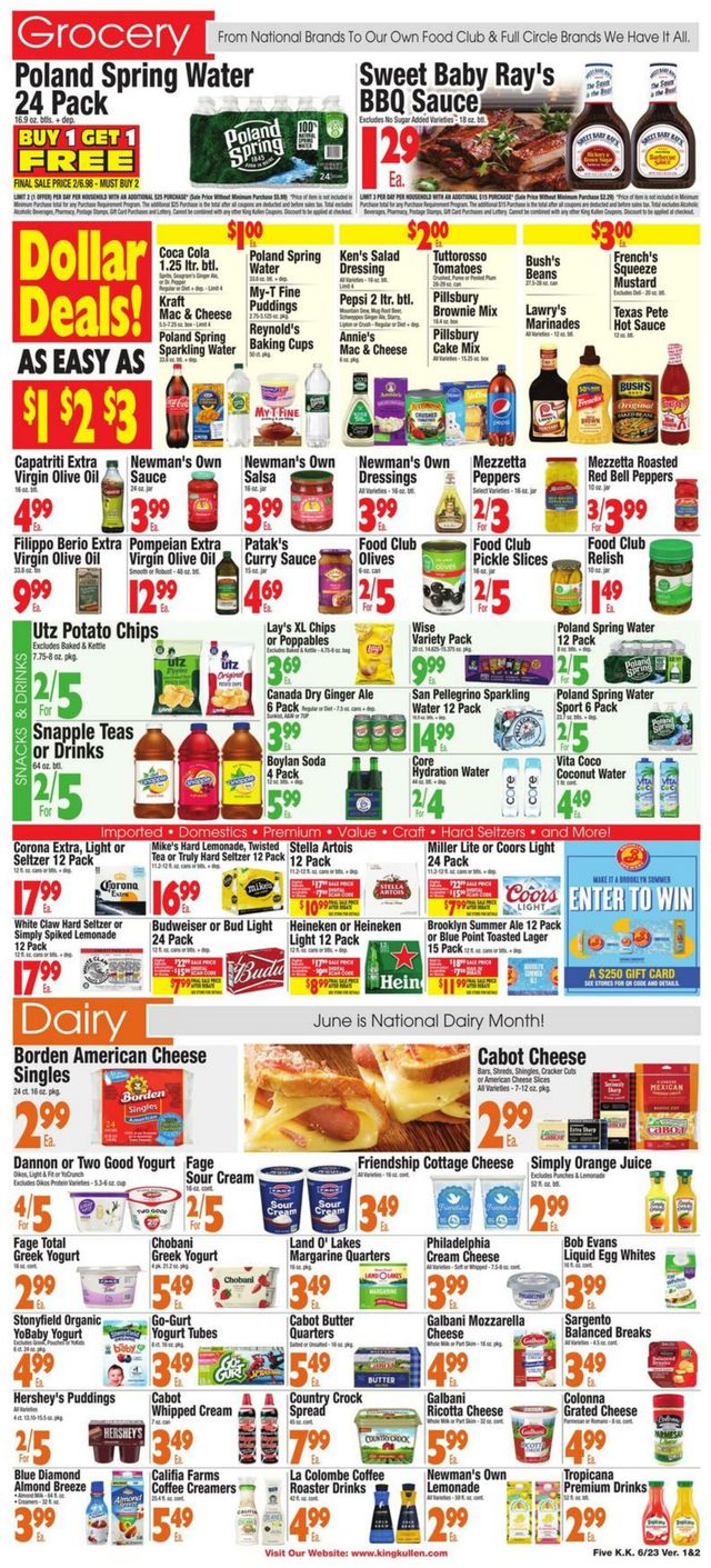 King Kullen Ad from 06/23/2023
